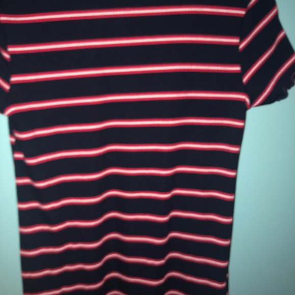 Stripey dress over the knee length - Picture 2 of 2